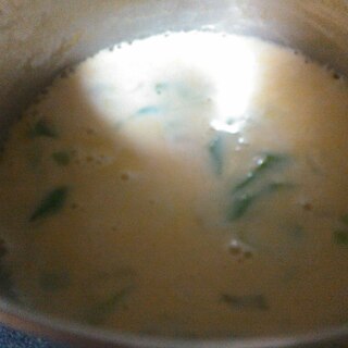 マイルド豆乳スープ